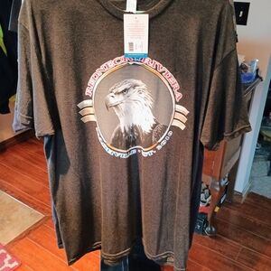 Time and Tru Charcoal Graphic T-Shirt